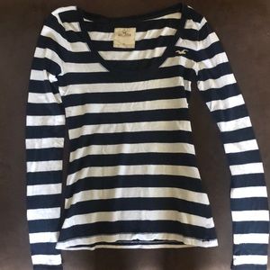 Long sleeves stripped shirt